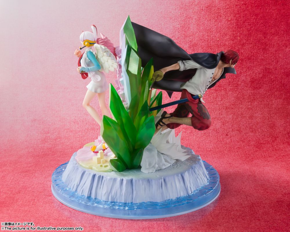 ONE PIECE - Shanks et Uta - Statuette Zero Extra Battle 24cm