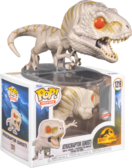 JURASSIC WORLD 3 - POP Movies N° 1219 - Atrociraptor (Ghost)