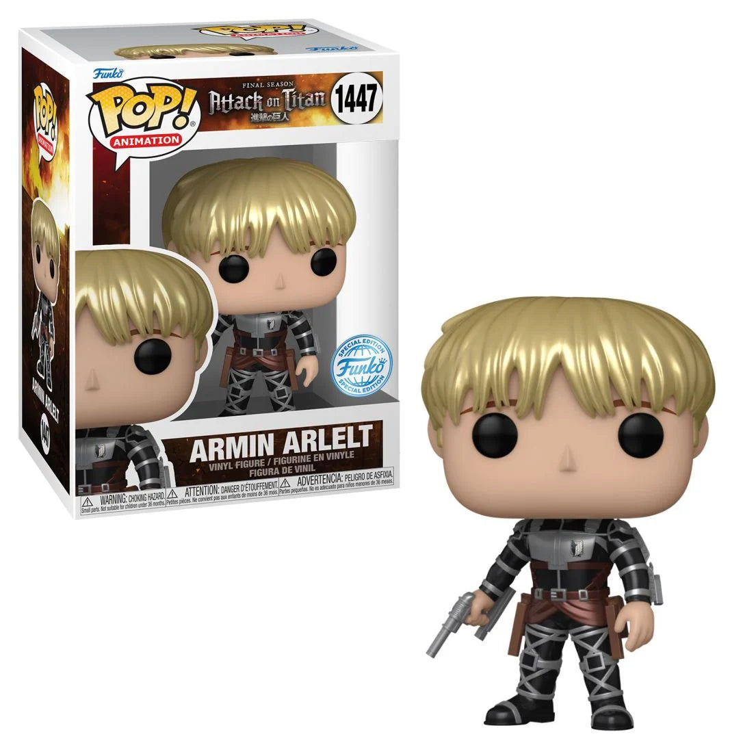 L'ATTAQUE DES TITANS S5 - POP Animation N° 1447 - Armin Arlert (MT)